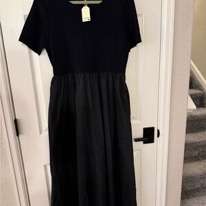 JODIFL Black Midi Dress